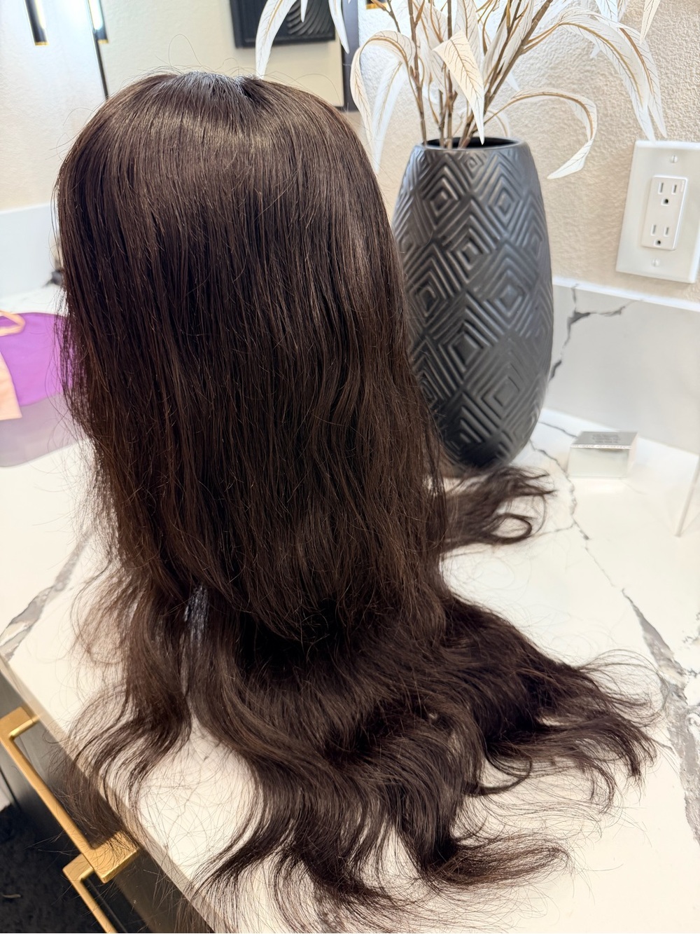 HairVivi Camille Curtain bang wig - 180 density